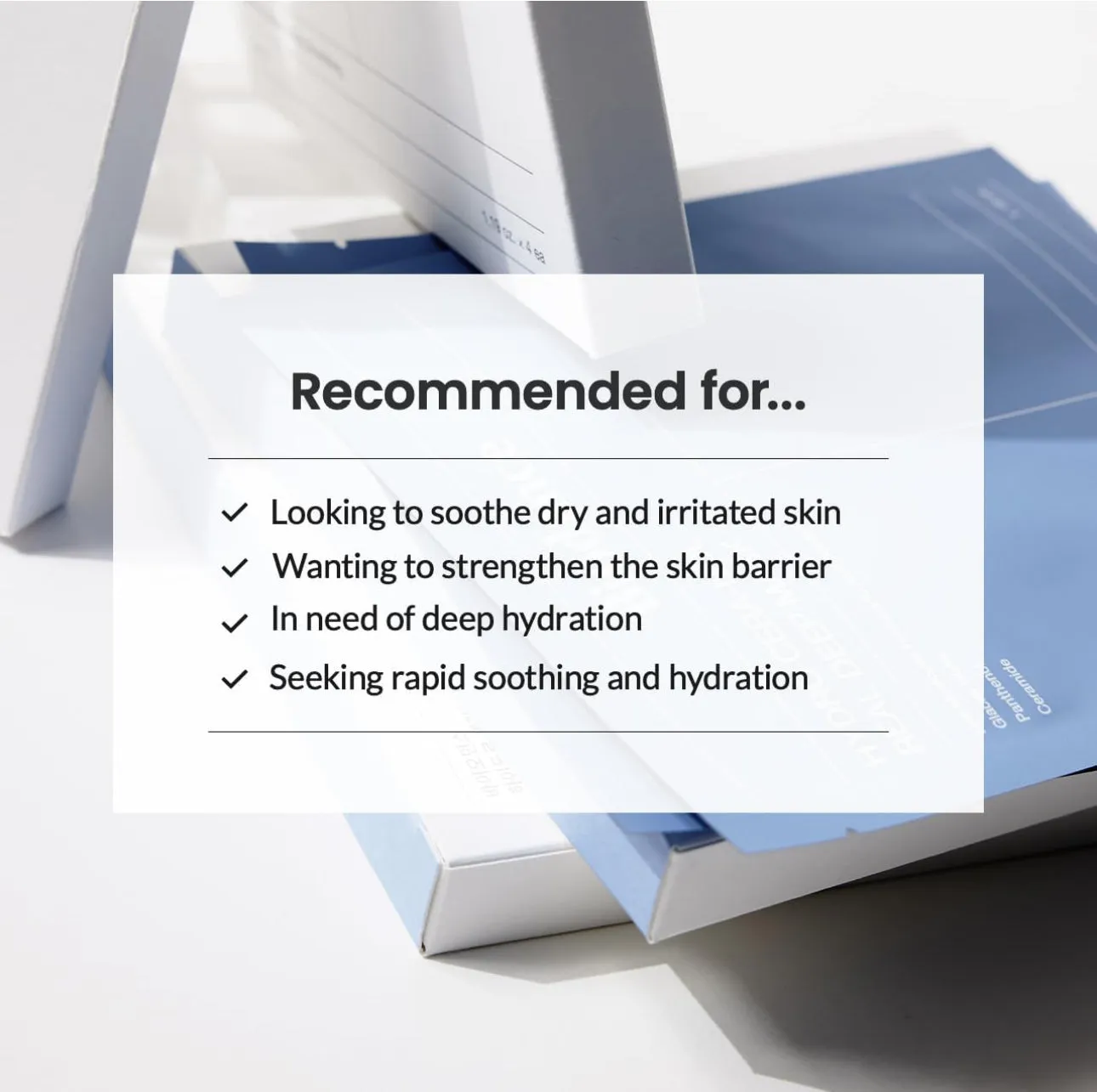 [BIODANCE] Hydro Cera-nol Real Deep Mask, Overnight Hydrogel Mask, Soothing, Moisturizing, Nourishing, 1.19oz(34g) x 4ea