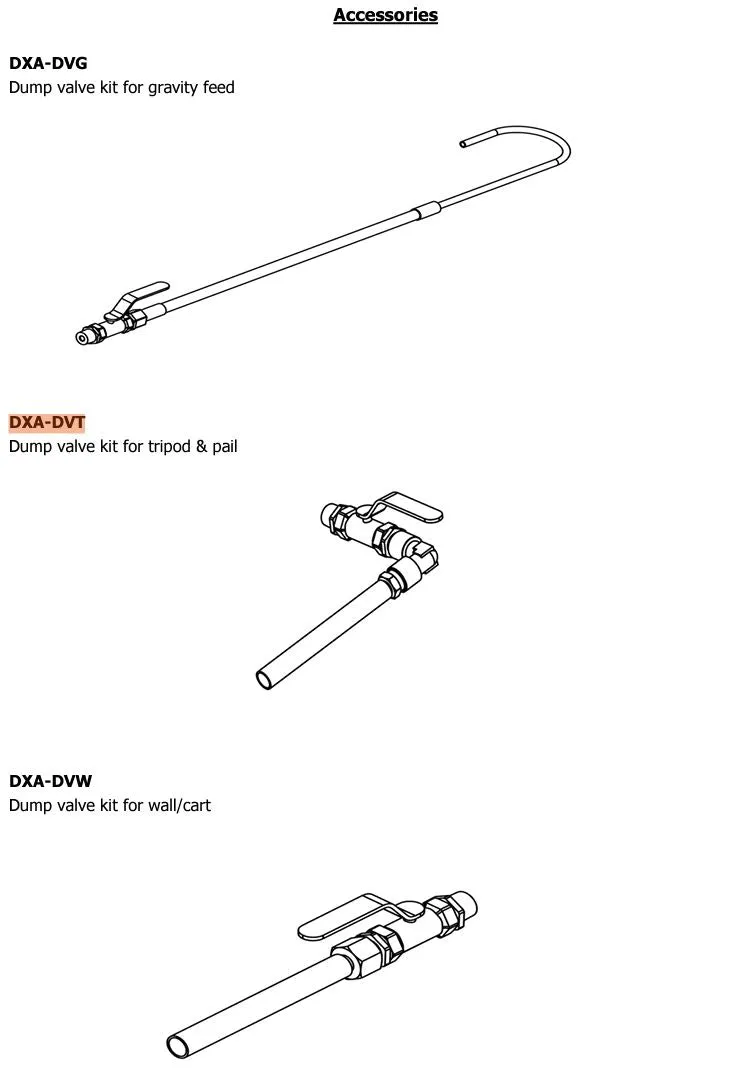 Dump Valve for DX70R3