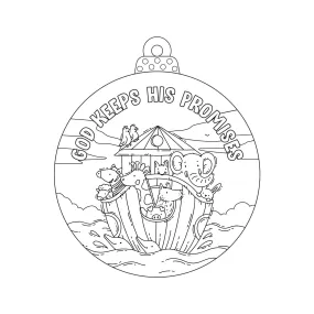 God Keeps His Promises {Coloring Sheet}