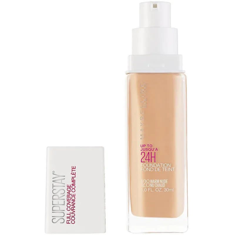MAYBELLINE - SuperStay Full Coverage Foundation, Warm Nude -  1 fl. oz. (30 ml)