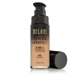 MILANI Conceal   Perfect 2-in-1 Foundation   Concealer - Natural #02