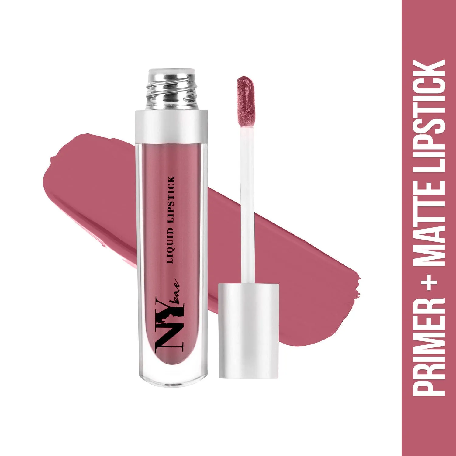 NY Bae Confessions of a Lip-a-holic Liquid Lipstick - Rule Of Life 10 (4.5 ml) | Nude Brown | Matte Finish | Built-in Primer | Enriched with Jojoba Oil | Highly Pigmented | Lasts Upto 12 Hours | Long lasting | Cruelty & Paraben Free