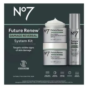 Open Box - No7 Future Renew Damage Reversal Skincare System Kit - 3ct