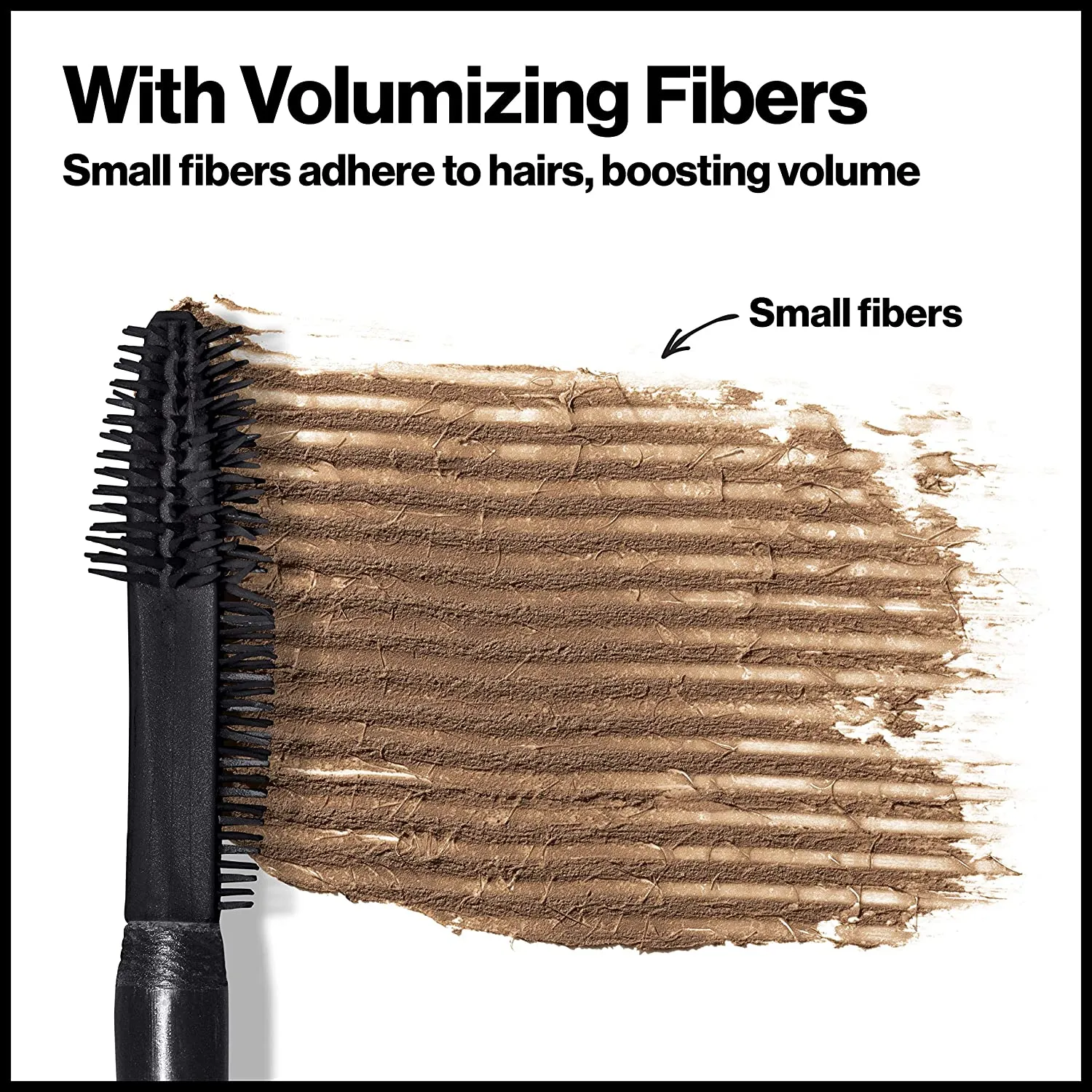 REVLON ColorStay Brow Fiber Filler, Longwearing & Volumizing Waterproof Eyebrow Gel, 306 Clear, 0.23 fl. oz.