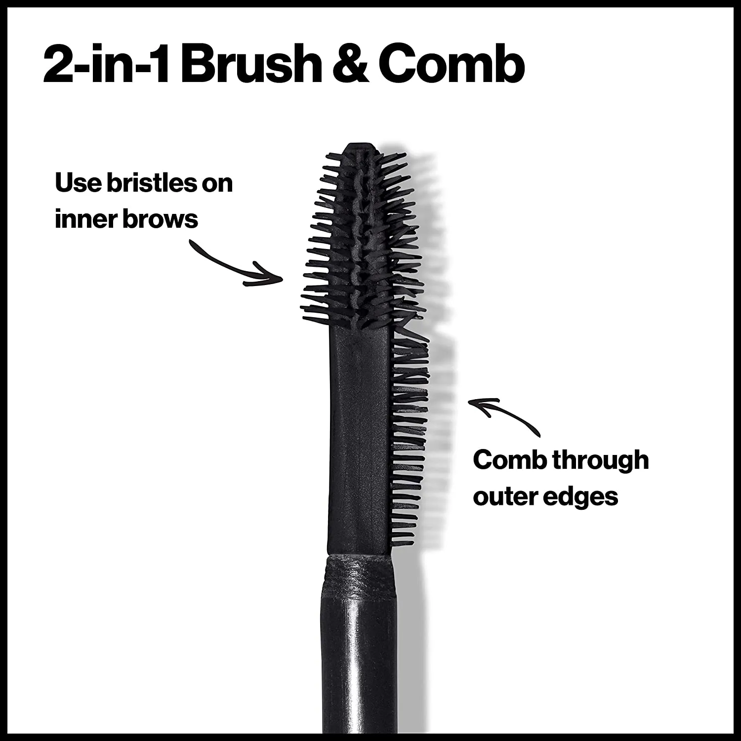 REVLON ColorStay Brow Fiber Filler, Longwearing & Volumizing Waterproof Eyebrow Gel, 306 Clear, 0.23 fl. oz.