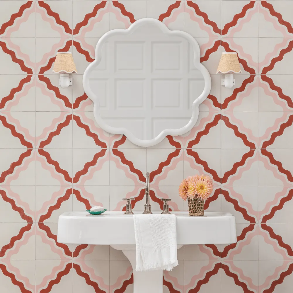 Ric Rac Bubblegum Two Tile