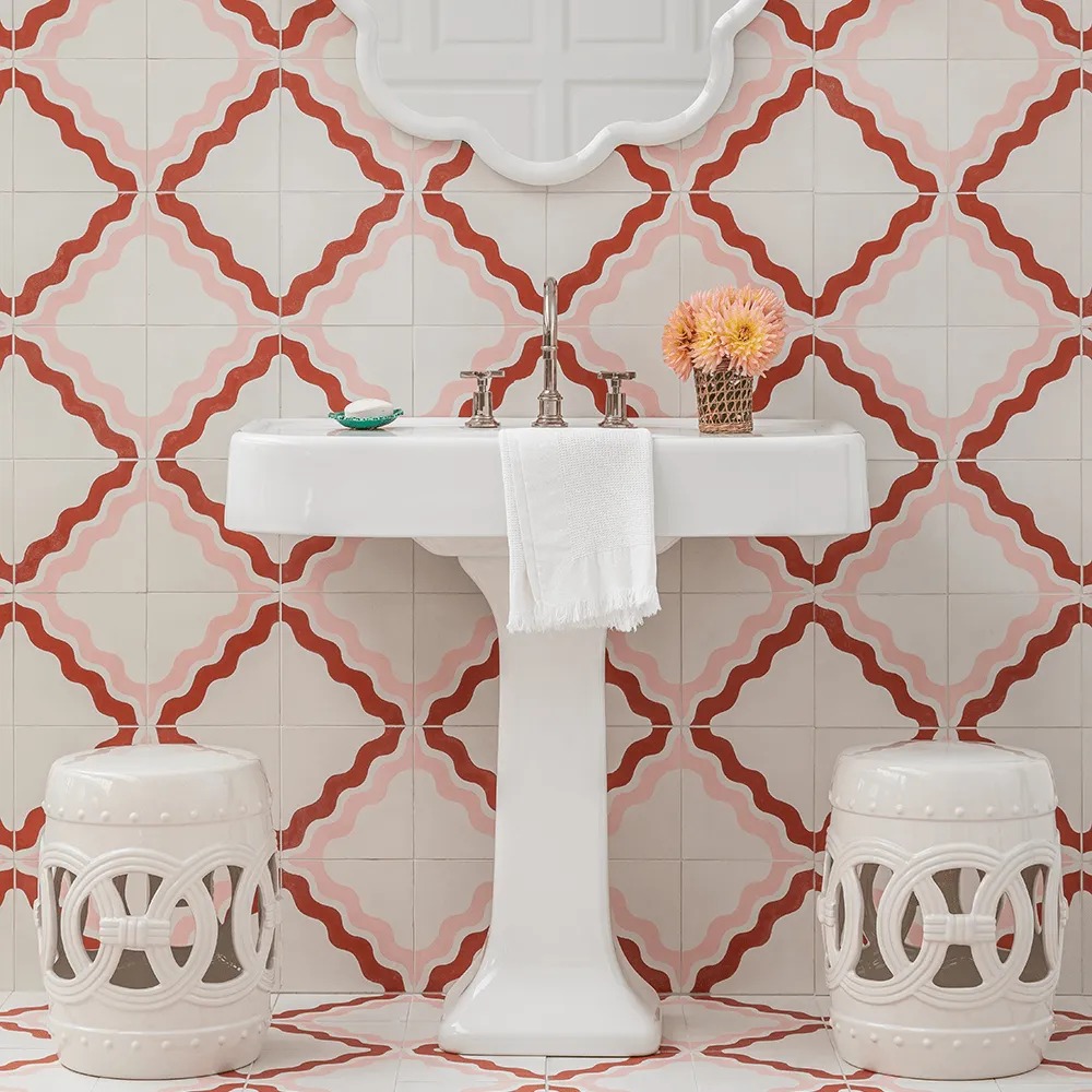 Ric Rac Bubblegum Two Tile