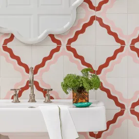 Ric Rac Bubblegum Two Tile