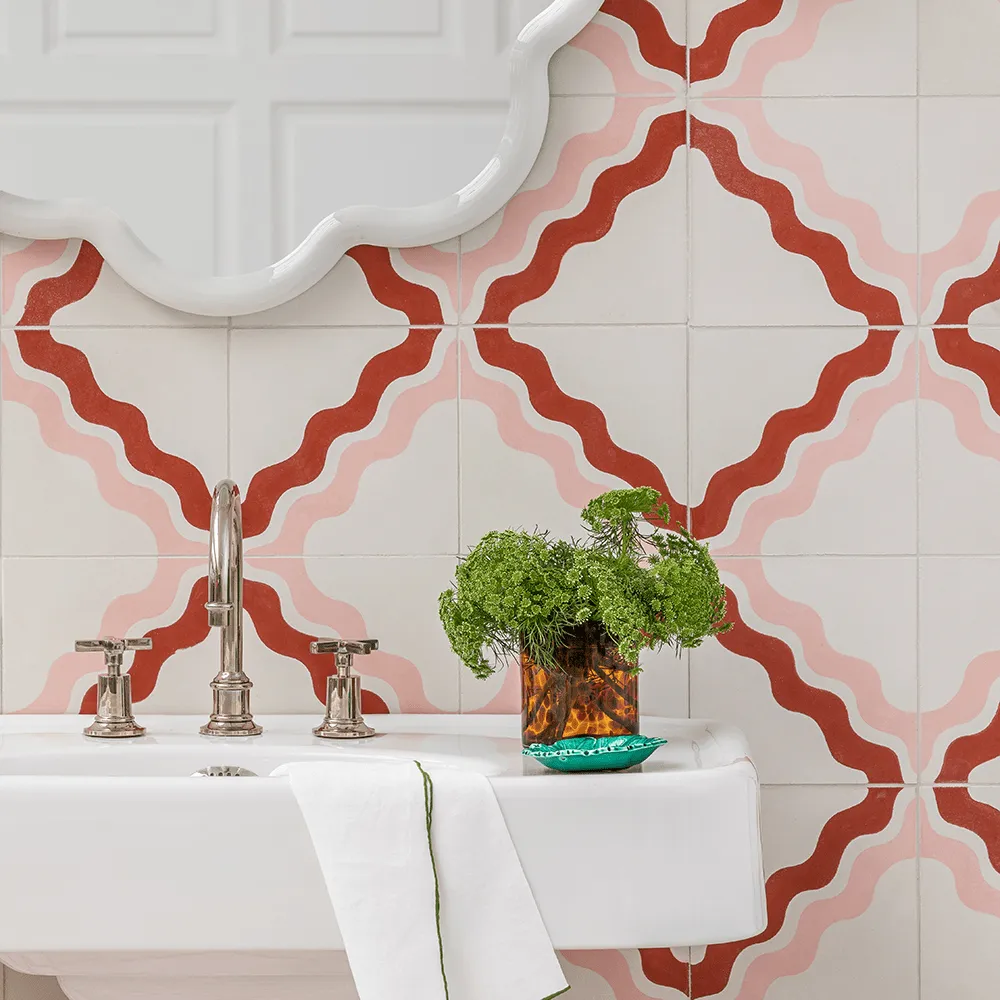 Ric Rac Bubblegum Two Tile