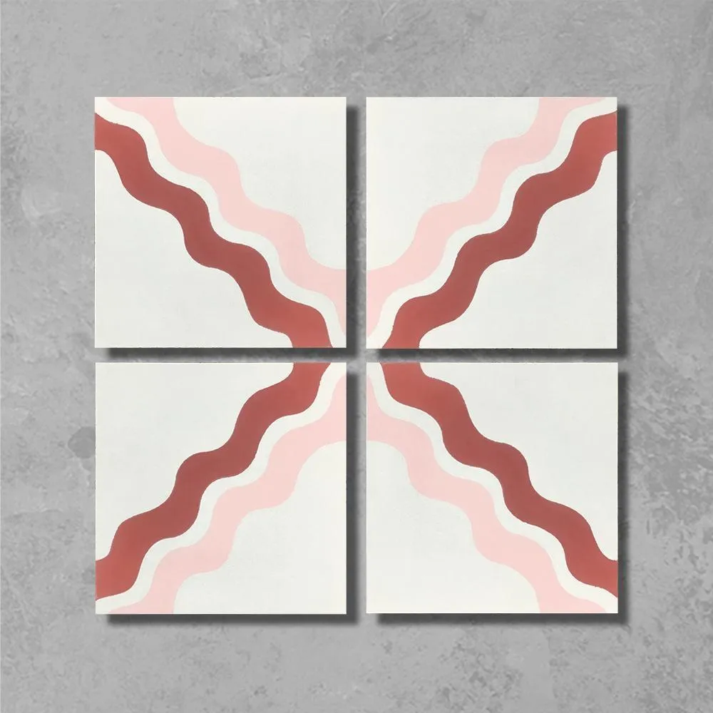 Ric Rac Bubblegum Two Tile