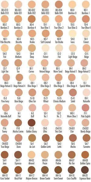 SAMPLE of Ben Nye HD Matte Foundation