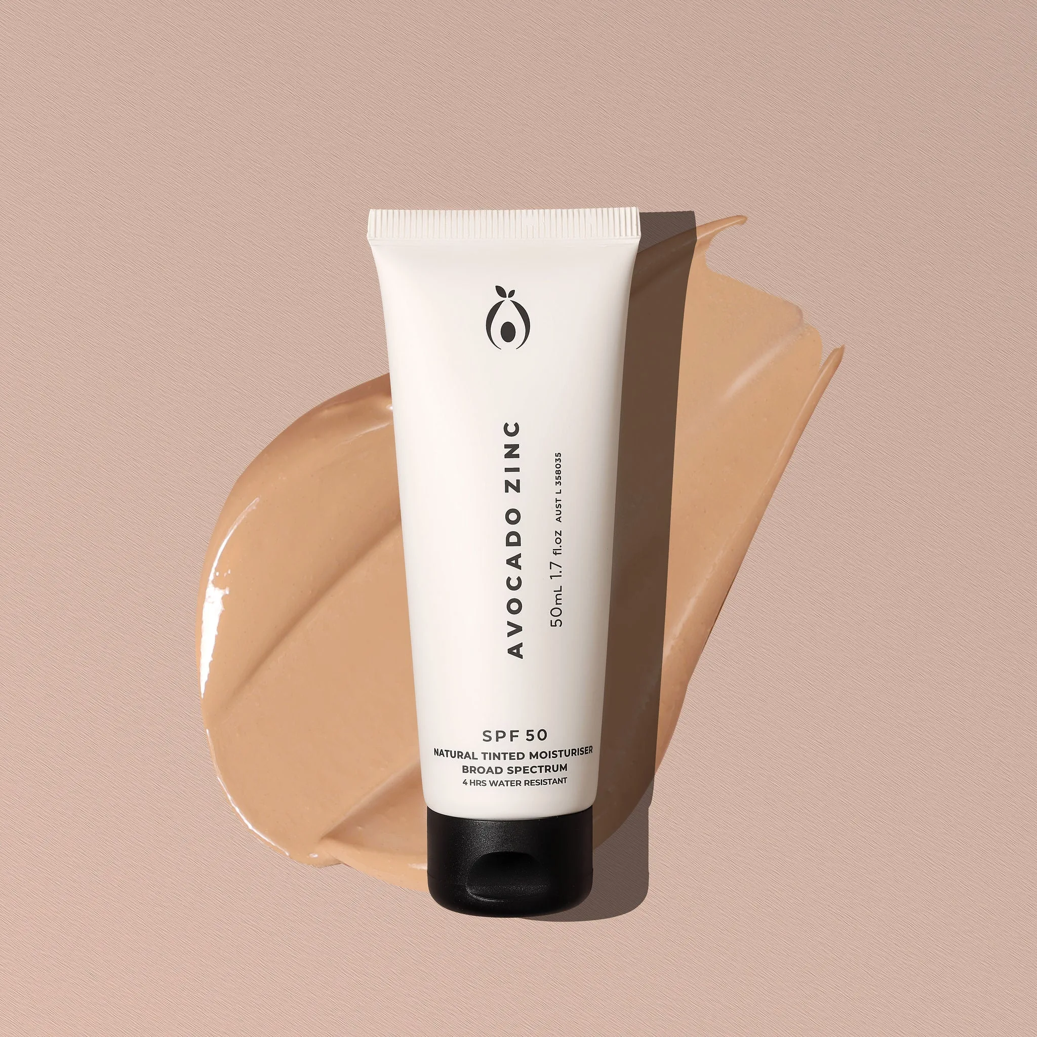 SPF 50 Natural Tinted Moisturiser - Light-Medium