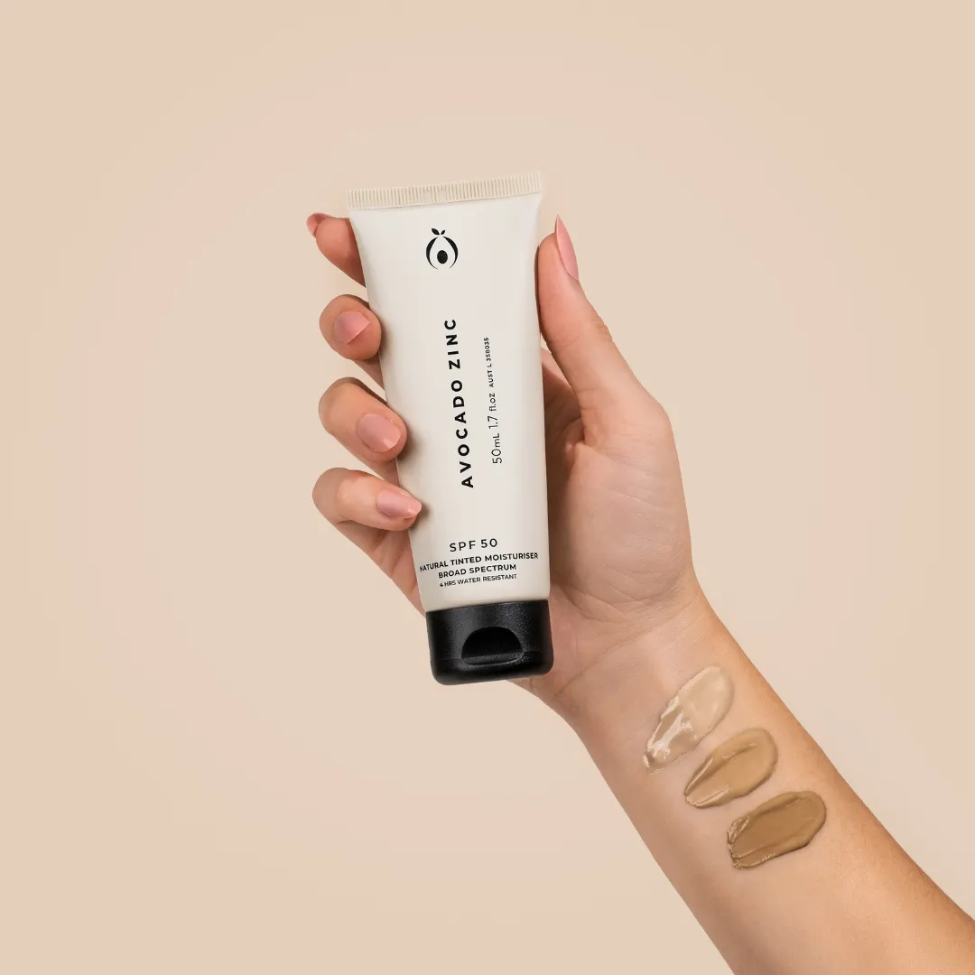 SPF 50 Natural Tinted Moisturiser - Light-Medium