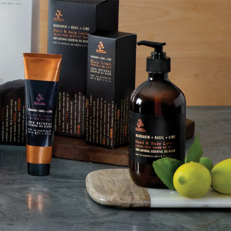 Urban Rituelle Mandarin, Basil & Lime Essential Oils Hand Body Wash