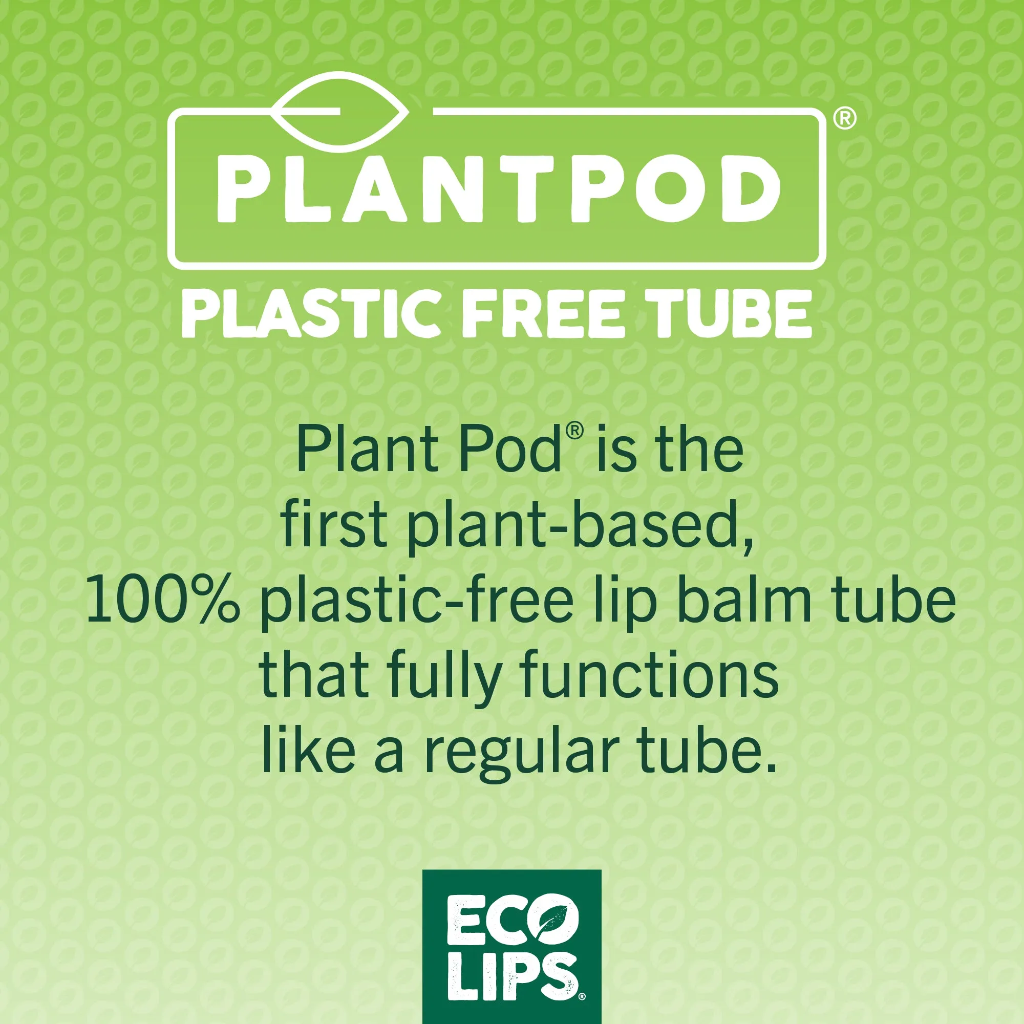 Vegan Bee Free® Plant Pod® Sweet Mint Organic Lip Balm, 0.15 oz.