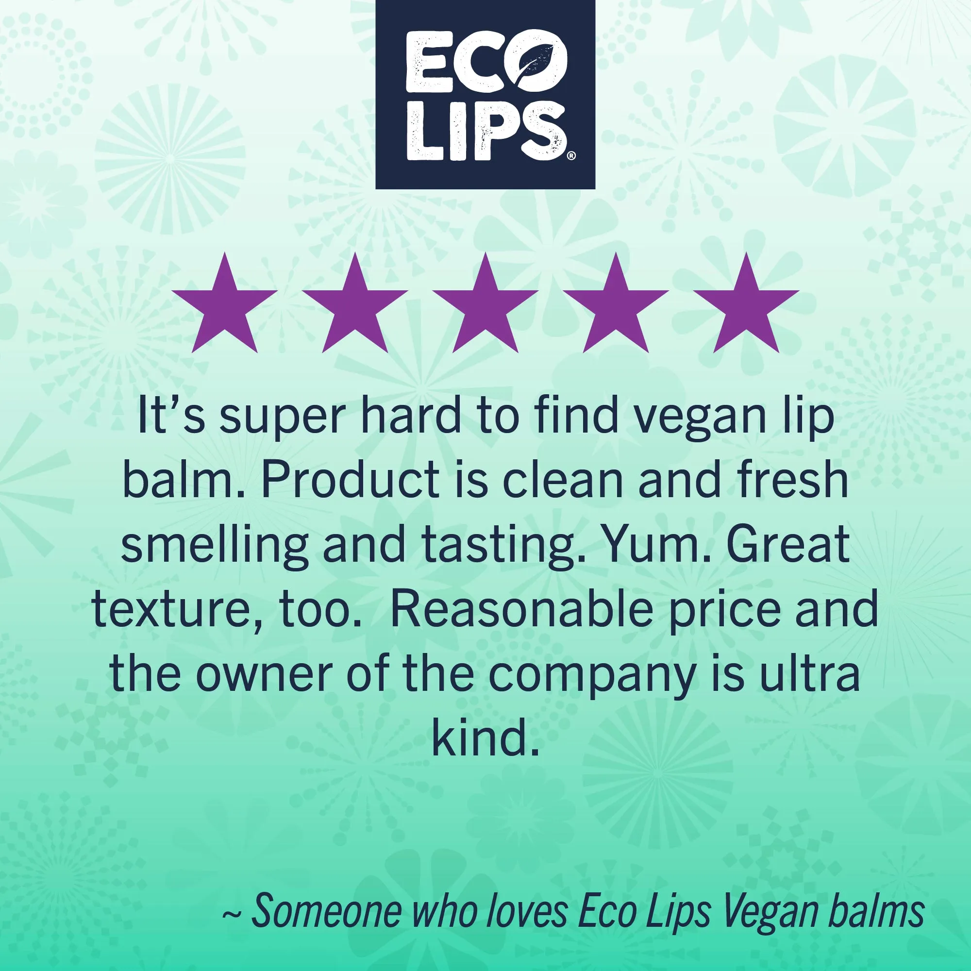Vegan Bee Free® Plant Pod® Sweet Mint Organic Lip Balm, 0.15 oz.